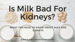 Milk for Kidney Disease: What You Need to Know - Jen Hernandez