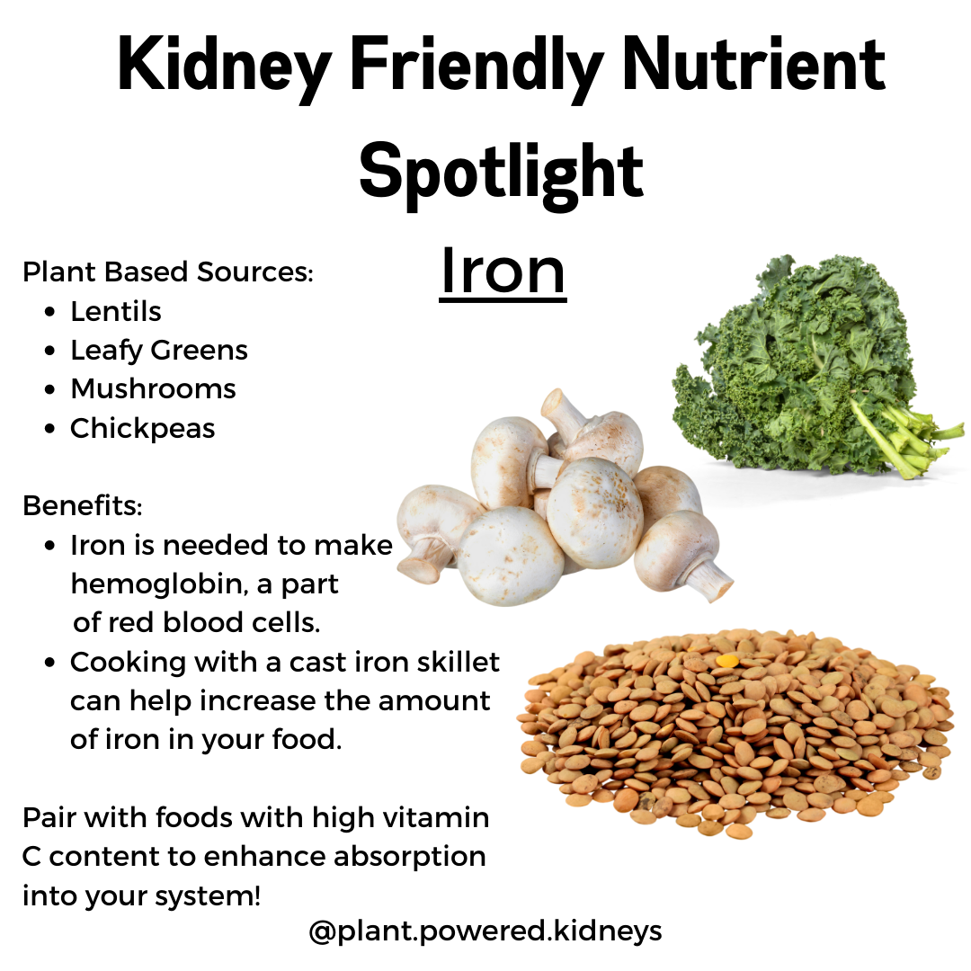 Looking to boost iron levels? Try these kidney friendly techniques!