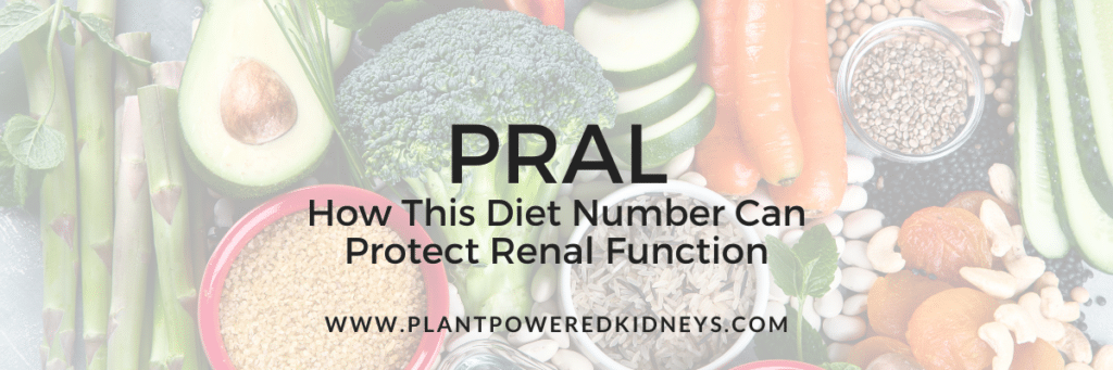 PRAL: How This Number Can Protect Renal Function