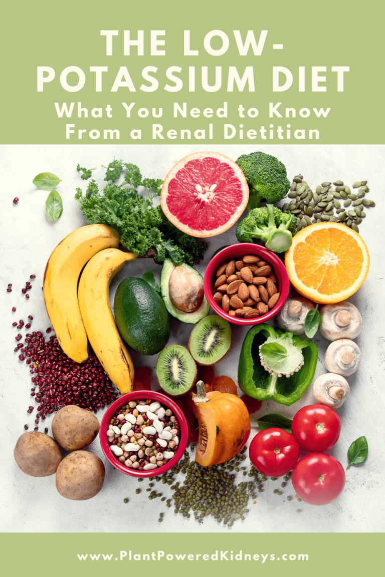 Low Potassium Diet {from a Renal Dietitian}