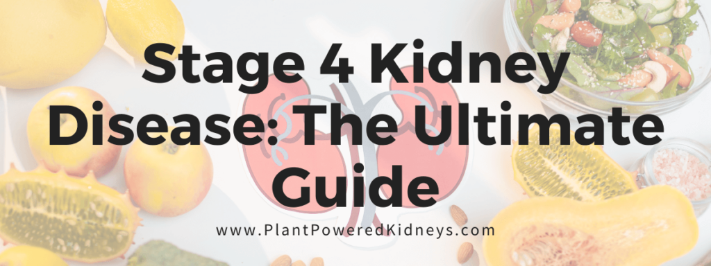 Stage 4 Kidney Disease Blog Banner