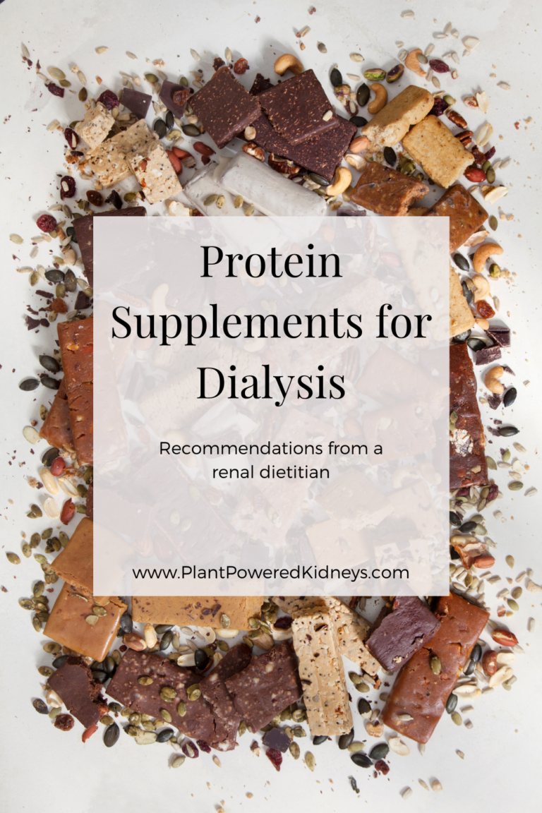 Protein Supplements for Dialysis Patients PlantPowered Kidneys