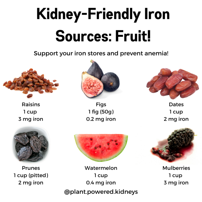 IronRich Foods for CKD Patients PlantPowered Kidneys Renal Diet