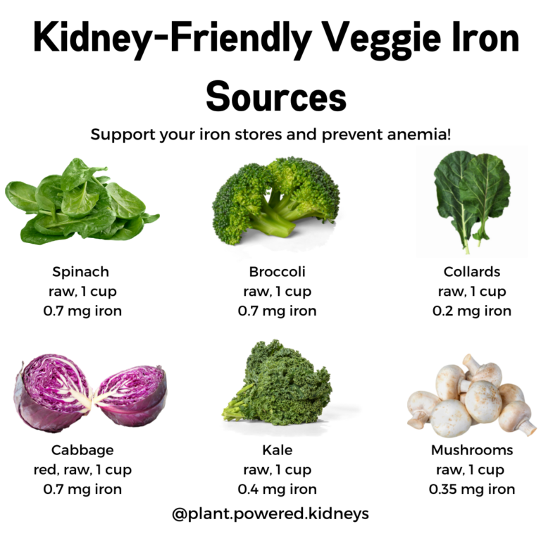 IronRich Foods for CKD Patients PlantPowered Kidneys Renal Diet For Kidney Health