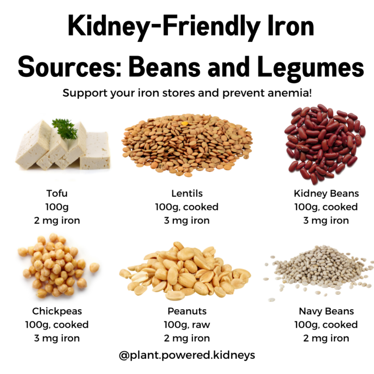 IronRich Foods for CKD Patients PlantPowered Kidneys Renal Diet