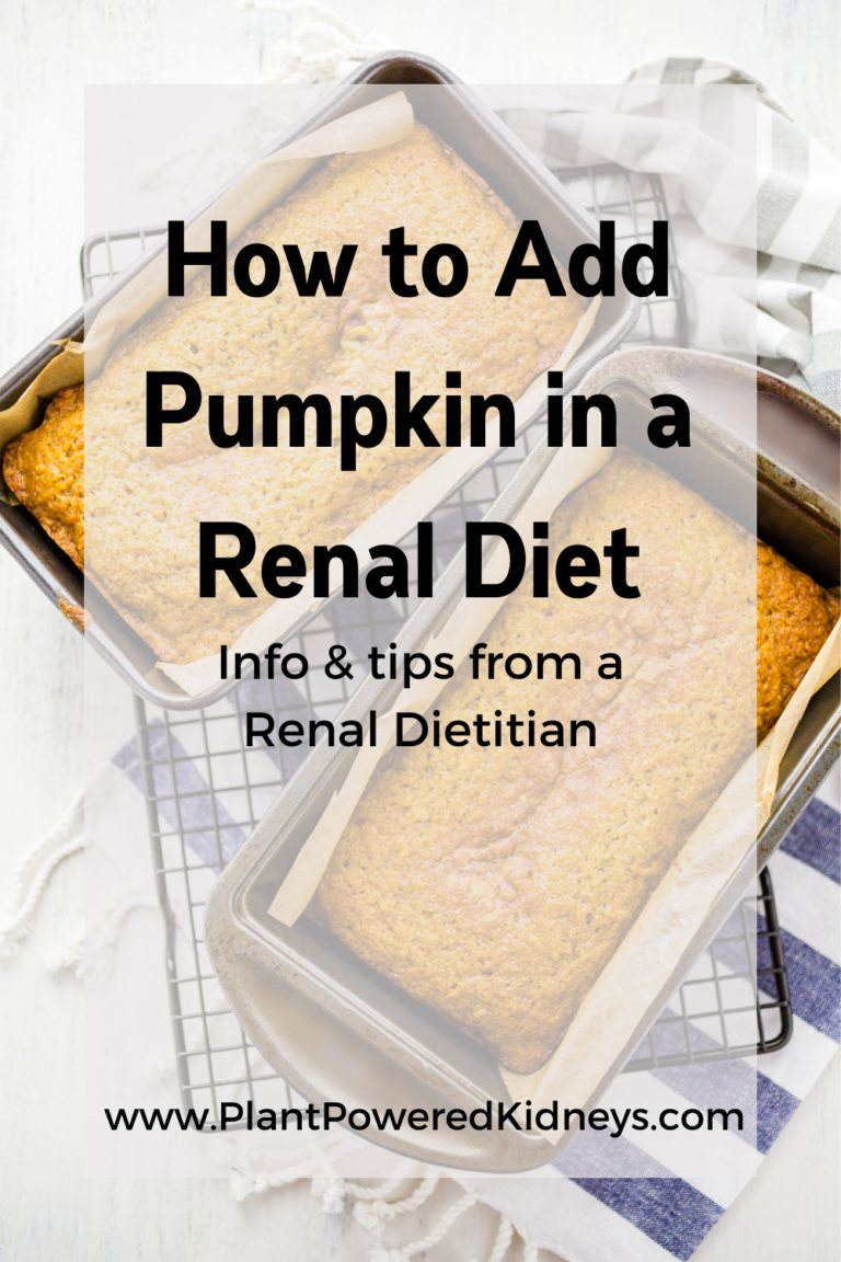 Potassium in Pumpkin Can I Have Pumpkin if I Have Kidney Disease