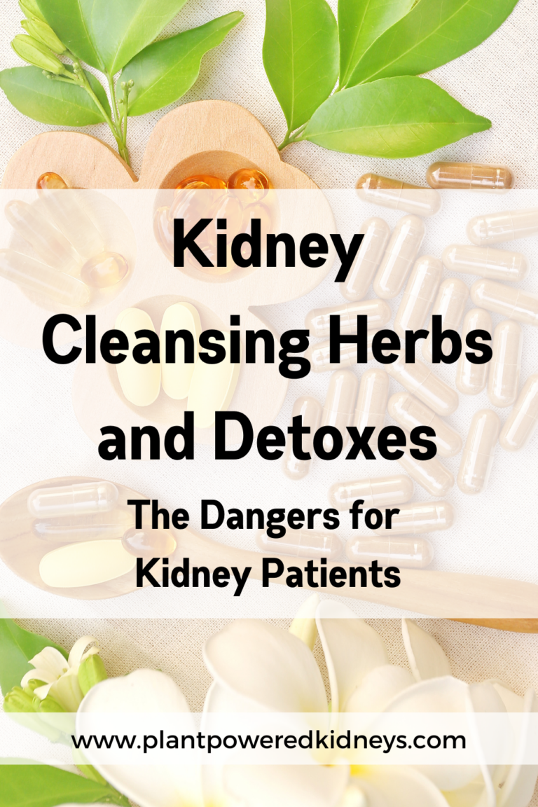 Kidney Cleansing Herbs & Detoxes The Dangers for Kidney Patients