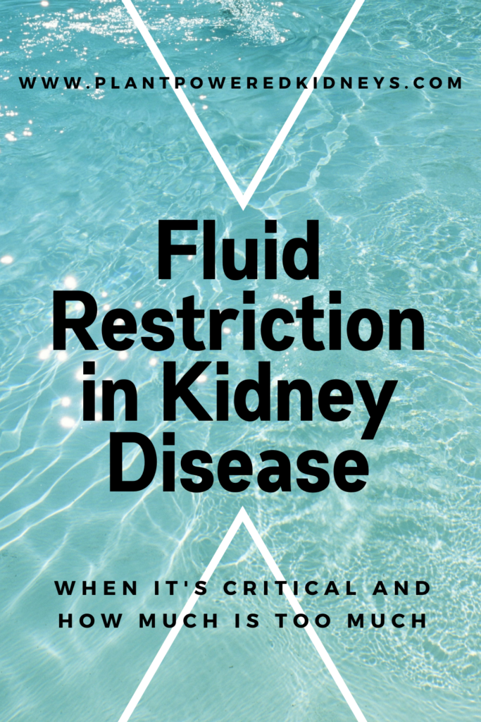 Fluid Restriction in Kidney Disease: What it's critical and how much is too much

Image: A pool of clear water, with the sunlight creating sparkling ripples.