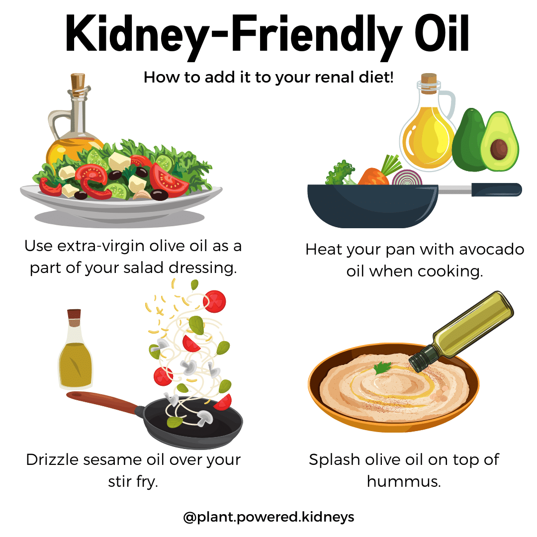 Which Oil is Best for a Kidney Patient? PlantPowered Kidneys