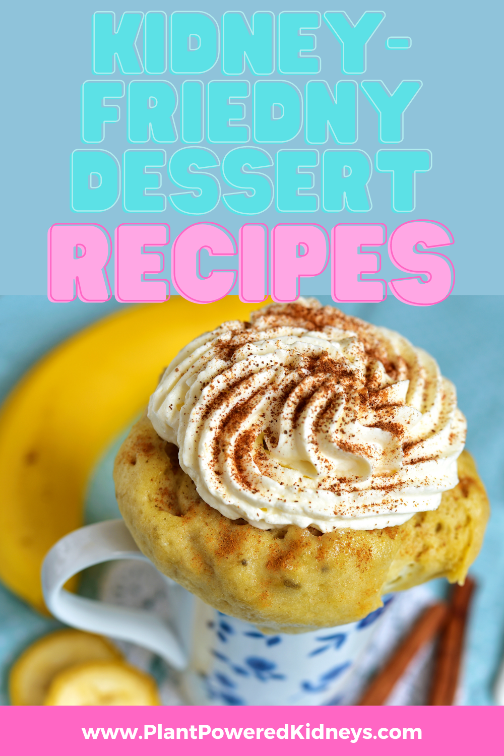 Kidney-Friendly desserts recipes
mug cake cinnamon