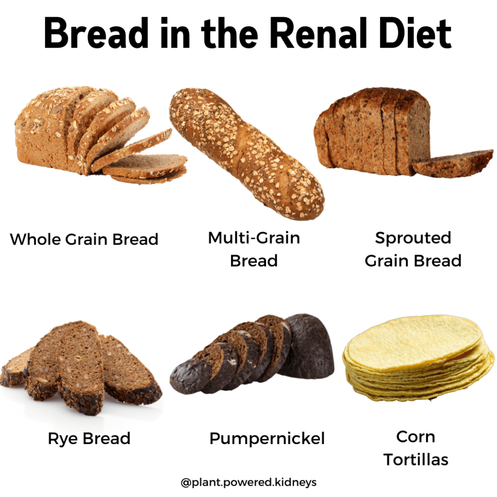 Best bread options for kidney disease