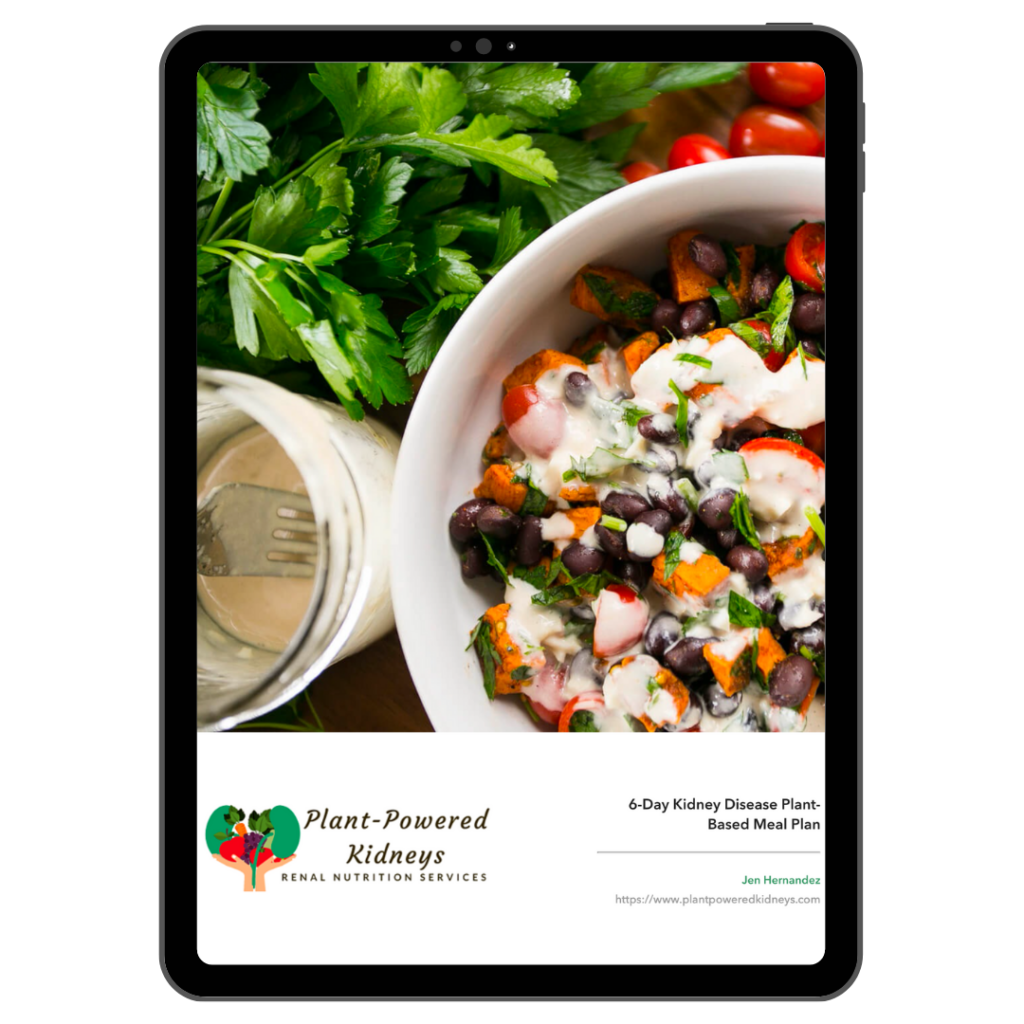 Renal Diet Meal Plan PDF Get Your Free Download
